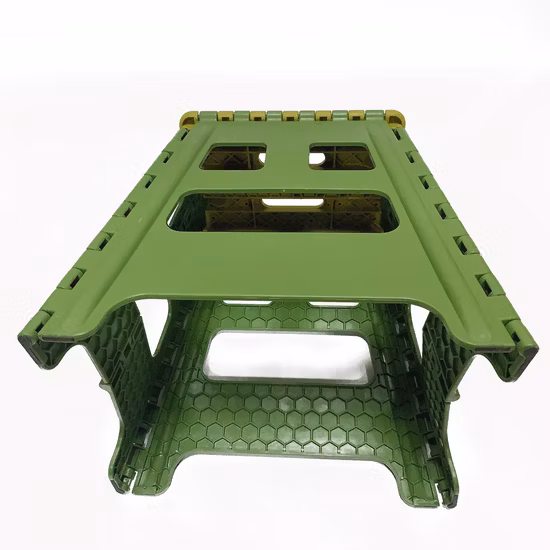 Tamboretes dobráveis ​​dobráveis ​​telescópicos de plástico personalizados para adultos e crianças resistentes portáteis